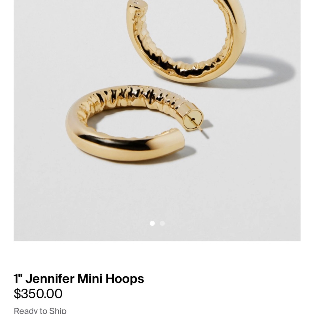 Jennifer Fisher 1" Baby Hoops